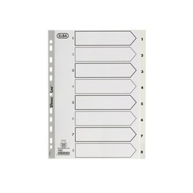 Oxford  Strong-Line®Index A4 Pp White 1-8 White