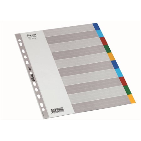 Bantex  Strong-Line®Dividers A4 10 Parts