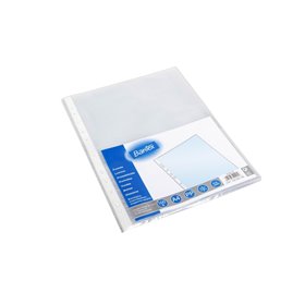 Bantex Punched Pocket  PP smooth A4 45 mic. Bag of 100