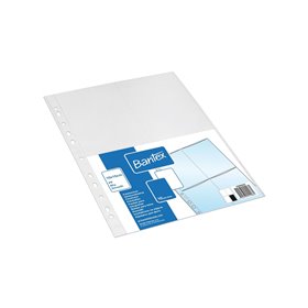 Bantex  Bag of 10 10x15cm Punched pockets for photographs PP smooth colourless