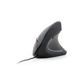 Gembird Ergonomic 6-button wired optical mouse - Vertical mouse (Schwarz)