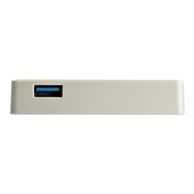 StarTech.com USB 3.1 USB-C Ethernet Adapter with Extra USB Port - White - network adapter