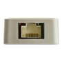 StarTech.com USB 3.1 USB-C Ethernet Adapter with Extra USB Port - White - network adapter