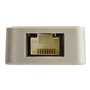 StarTech.com USB 3.1 USB-C Ethernet Adapter with Extra USB Port - White - network adapter