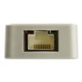 StarTech.com USB 3.1 USB-C Ethernet Adapter with Extra USB Port - White - network adapter