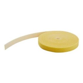 StarTech.com 100ft. Hook and Loop Roll - Yellow - Cable Management - hook & loop fastener