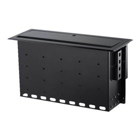 StarTech.com Dual-Module Conference Table Connectivity Box-Customizable - mounting plate