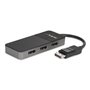 StarTech.com Hub Concentrador MST DisplayPort 1.4 de 3 Puertos 4 K - Divisor Splitter - Compatible con Windows - HDR - EDID (MST