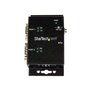 StarTech.com 2 Port Industrial Wall Mountable USB zu Serial Adapter Hub mit DIN Rail Clips - seriell Adapter