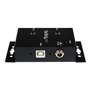StarTech.com 2 Port Industrial Wall Mountable USB zu Serial Adapter Hub mit DIN Rail Clips - seriell Adapter