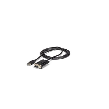 StarTech.com 1 Port USB zu Null Modem RS232 DB9 Serial DCE Adapter Kabel mit FTDI