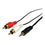 StarTech.com Stereo Audio Kabel - 3.5mm Male zu 2x RCA Male - Audiokabel