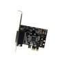 StarTech.com 2S1P PCI Express Serial Parallel Combo Card mit Breakout Kabel - parallellt/seriellt Karte