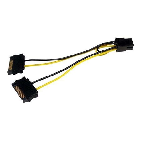 StarTech.com SATA Strom zu 6 Pin PCI Express Video Card Strom Kabel Adapter - strömkabel