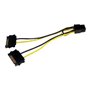 StarTech.com SATA Strom zu 6 Pin PCI Express Video Card Strom Kabel Adapter - strömkabel