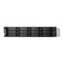QNAP TL-R1200C-RP (USB) 12-Bay 2U Rackmount USB 3.2 Gen2 Type-C high-capacity JBOD storage enclosure with redundant power