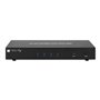 IC INTRACOM techly 4 Port DisplayPort 1.2 KVM Switch with Hub and audio