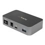 StarTech.com 4-Port USB C Hub 10Gbps - 3x USB-A & 1x USB-C - Powered - hub - 4 ports USB-Hubs - 4 - Grau