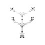 StarTech.com Quad Monitor Mount - Premium - For up to 27" VESA Monitors - desk mount (adjustable arm)