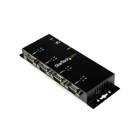 StarTech.com 4 Port USB zu RS232 Serial DB9 Adapter Hub