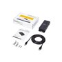 StarTech.com 4 Port USB zu RS232 Serial DB9 Adapter Hub