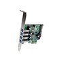 StarTech.com 4 Port PCI Express PCIe SuperSpeed USB 3.0 Kontroller Card Adapter mit SATA Strom