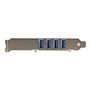 StarTech.com 4 Port PCI Express PCIe SuperSpeed USB 3.0 Kontroller Card Adapter mit SATA Strom
