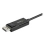 StarTech.com 6.6 ft. (2 m) USB-C to DisplayPort 1.2 Cable - Bi-Directional - USB / DisplayPort cable - 2 m