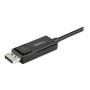 StarTech.com 6.6 ft. (2 m) USB-C to DisplayPort 1.2 Cable - Bi-Directional - USB / DisplayPort cable - 2 m