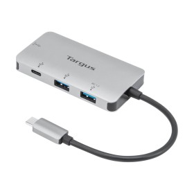 Targus USB-C MP H w 2xUSB A 2xUSB-C  USB-Hubs - 4 - Grau