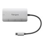 Targus USB-C MP H w 2xUSB A 2xUSB-C  USB-Hubs - 4 - Grau