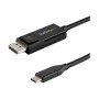 StarTech.com 6.6 ft. (2 m) USB C to DisplayPort 1.4 Cable - Bidirectional - USB / DisplayPort cable - 2 m