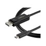 StarTech.com 6.6 ft. (2 m) USB C to DisplayPort 1.4 Cable - Bidirectional - USB / DisplayPort cable - 2 m