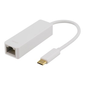 Deltaco USB 3.1 netværksadapter 1xRJ45 1xUSB-C