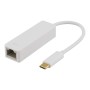 Deltaco USB 3.1 netværksadapter 1xRJ45 1xUSB-C