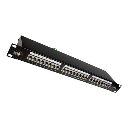 Solarix patch panel with cable management - 1U