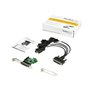 StarTech.com 4 Port PCI Express RS232 Serial Adapter Card - 16950 UART - 256-byte FIFO Cache - PCI E Serial Card - serial adapte