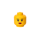 LEGO Aufbewahrungskopf Groß,  Gelb, Mädchen