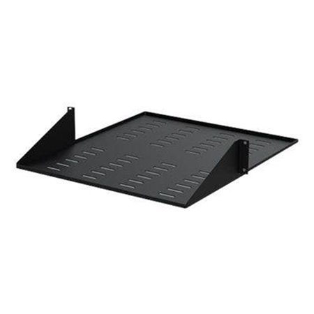StarTech.com 2 Post Server Rack Shelf - Vented - Center Mount - Black - Supports up to 75 lb. - 2 post Network Rack Shelf rack s