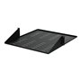 StarTech.com 2 Post Server Rack Shelf - Vented - Center Mount - Black - Supports up to 75 lb. - 2 post Network Rack Shelf rack s