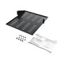 StarTech.com 2 Post Server Rack Shelf - Vented - Center Mount - Black - Supports up to 75 lb. - 2 post Network Rack Shelf rack s