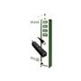 Inter-Tech Argus IT-410 USB-Hubs - 3 - Schwarz