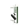 Inter-Tech Argus IT-410 USB-Hubs - 3 - Schwarz