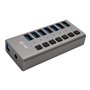 I-Tec USB 3.0 Charging HUB 7 port + Power Adapter 36 W USB-Hubs - 7 - Grau