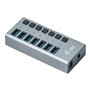 I-Tec USB 3.0 Charging HUB 7 port + Power Adapter 36 W USB-Hubs - 7 - Grau