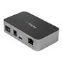 StarTech.com 3-Port USB-C Hub with LAN Port - 10Gbps - 2xA & 1xC - Powered - hub - 3 ports USB-Hubs - 3 - Grau