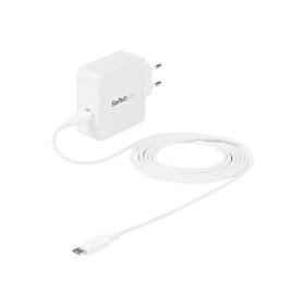 StarTech.com USB C Wall Charger - 60W PD 1m cable - Portable Travel USB Type C Fast Charge Universal Laptop Adapter - USB IF/CE 