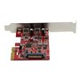 StarTech.com PCIe USB 3.1 Card - 2x USB C 3.1 Gen 2 10Gbps - PCIe Gen 3 x4 - ASM3142 Chipset - USB Type C PCI Express Card - USB