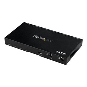 StarTech.com HDMI Splitter - 2 Port - 4K 60Hz with Built-In Scaler - video/audio splitter - 2 ports