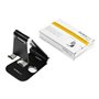 StarTech.com Phone and Tablet Stand - Foldable - Multi Angle - Aluminum - Black - Adjustable Smartphone / Tablet Stand - desktop